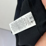 Close-up of Burberry t-shirt craftsmanship