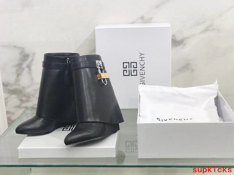 Givenchy Nude Ankle Strap Heels - Side Profile View