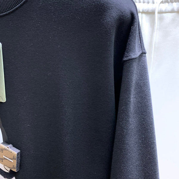Close-up of Balenciaga designer clothing craftsmanship