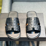 Hermès Black Low-Top Sneakers - Back View