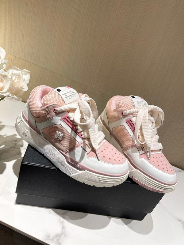 Close-up of Amiri sneakers craftsmanship