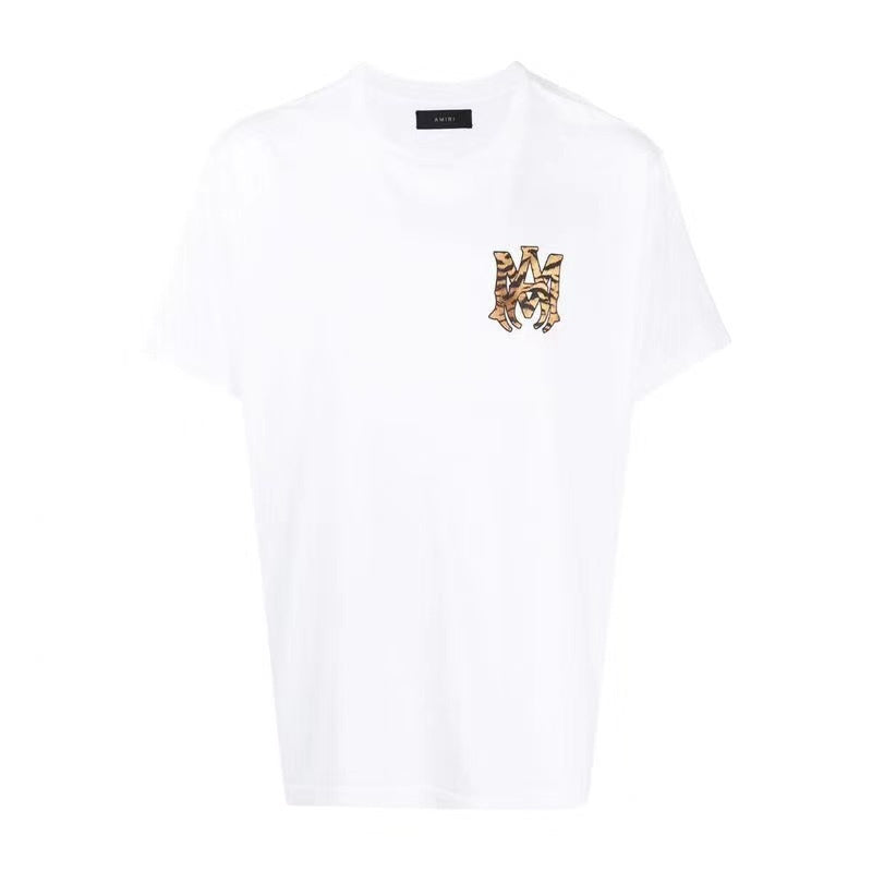 Close-up of Amiri t-shirt craftsmanship