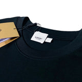 Close-up of Burberry t-shirt craftsmanship
