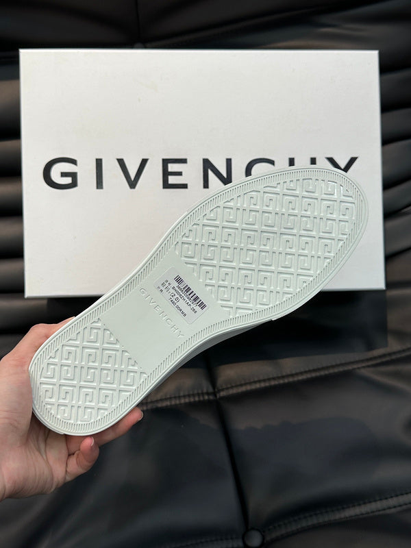 Givenchy Grey Block Heel Pumps - Close-Up Texture View
