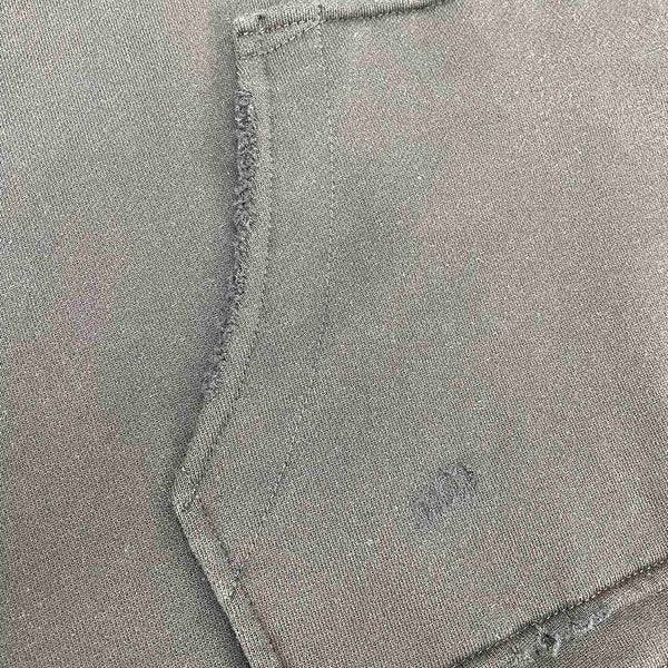 Close-up of Amiri hoodie craftsmanship