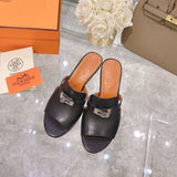 Hermes shoes Style 368 - side profile detail (alternate angle)