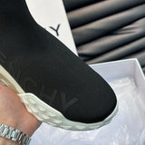 Givenchy White Loafer Flats - Heel Detail View