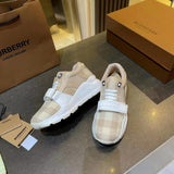 Burberry White Pointed-Toe Stiletto Heels - Back View