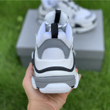 Balenciaga White Loafer Flats - Toe Detail View