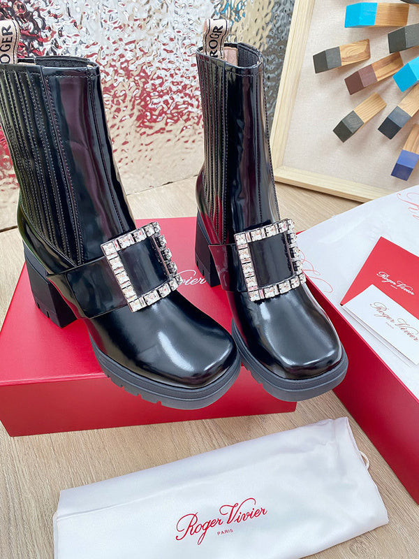 Roger Vivier luxury shoes detail shot