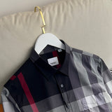 Close-up of Burberry designer clothing craftsmanship