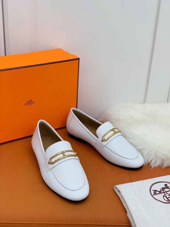 Hermès White Ankle Boots - Studio Shot
