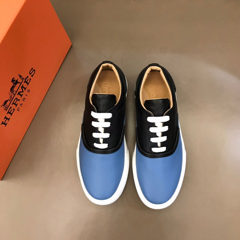 Hermès Beige Loafer Flats - Angled View