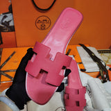 Hermès Nude Flat Thong Sandals - Back View