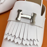 Hermes shoes Style 391 - top view showing design