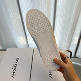 Givenchy Grey Block Heel Pumps - Close-Up Texture View