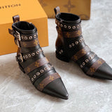 Close-up detail view of Louis Vuitton luxury piece style No.027