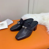 Hermes shoes Style 403 - logo and branding close-up