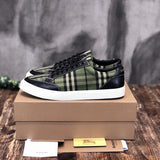 Burberry Grey Loafer Flats - Back View