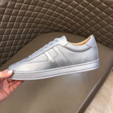 Hermès Tan Loafer Flats - Angled View