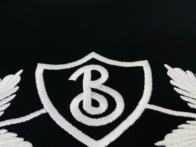 Burberry luxury t-shirt detail shot