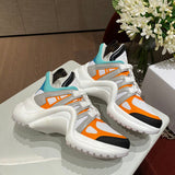 Louis Vuitton White Slip-On Sneakers - Back View