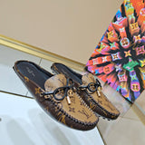 Louis Vuitton shoes Style 212 - close-up of handcrafted italian detailing