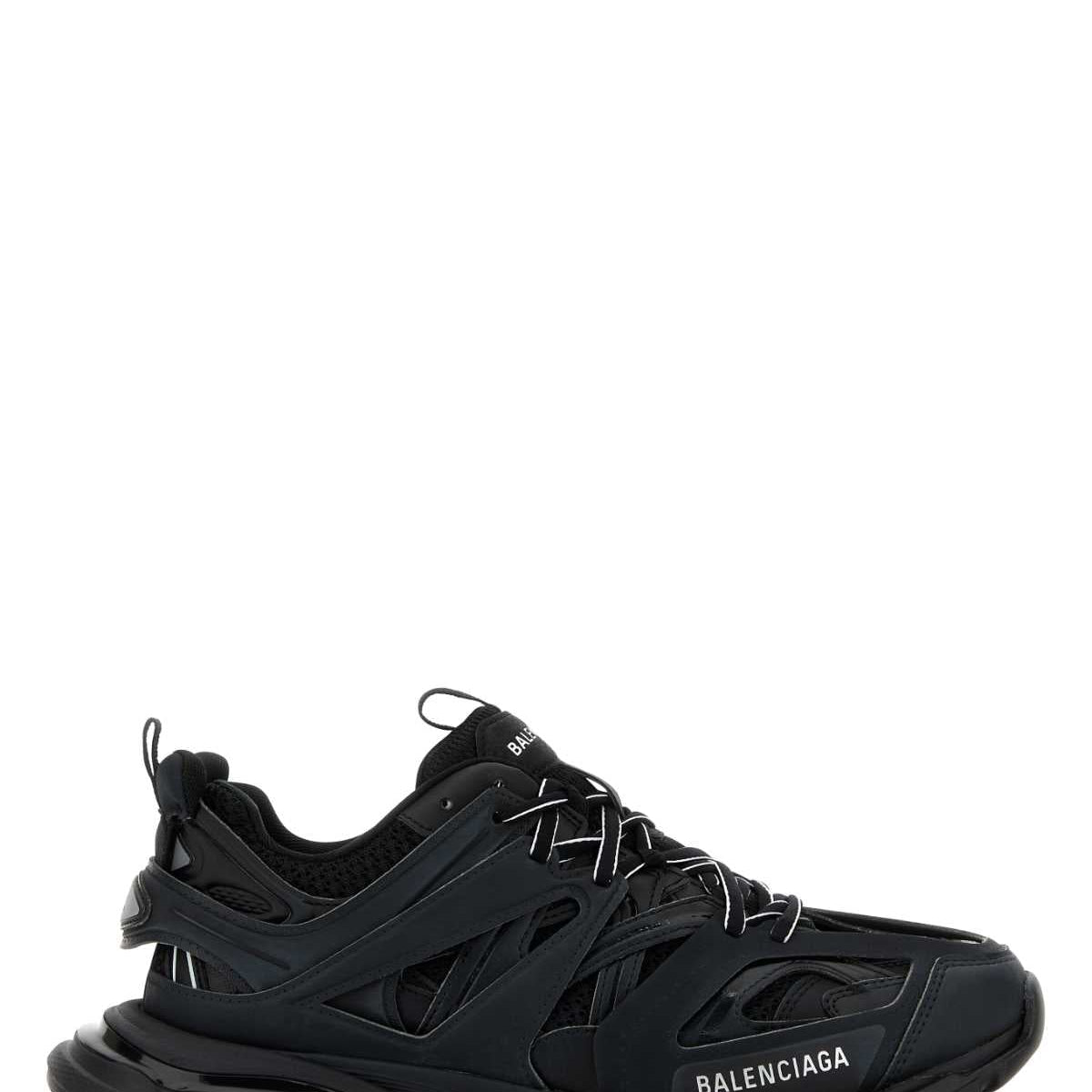 Balenciaga Shoes? Balenciaga Men Black Track Sneakers Comfortable Everyday Designer Shoes