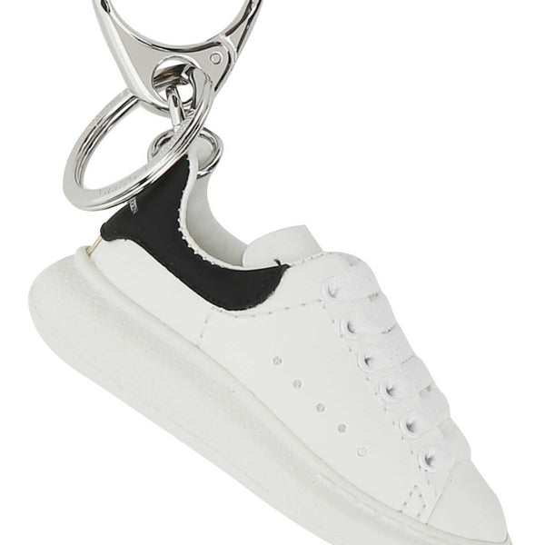 Alexander McQueen Jewellery? Alexander Mcqueen Men White Leather Key Ring Luxury Designer Statement Jewellery