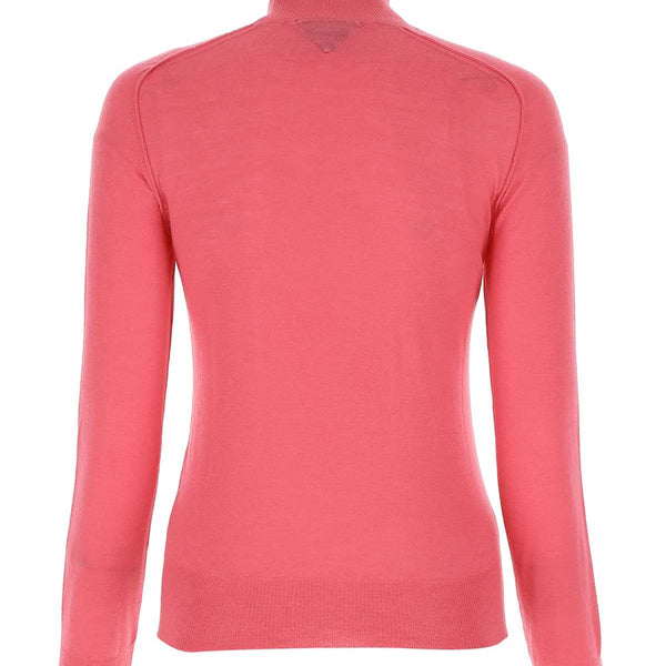 Bottega Veneta Sweaters? Bottega Veneta Women Dark Pink Cashmere Sweater Luxury Designer Knit Sweater