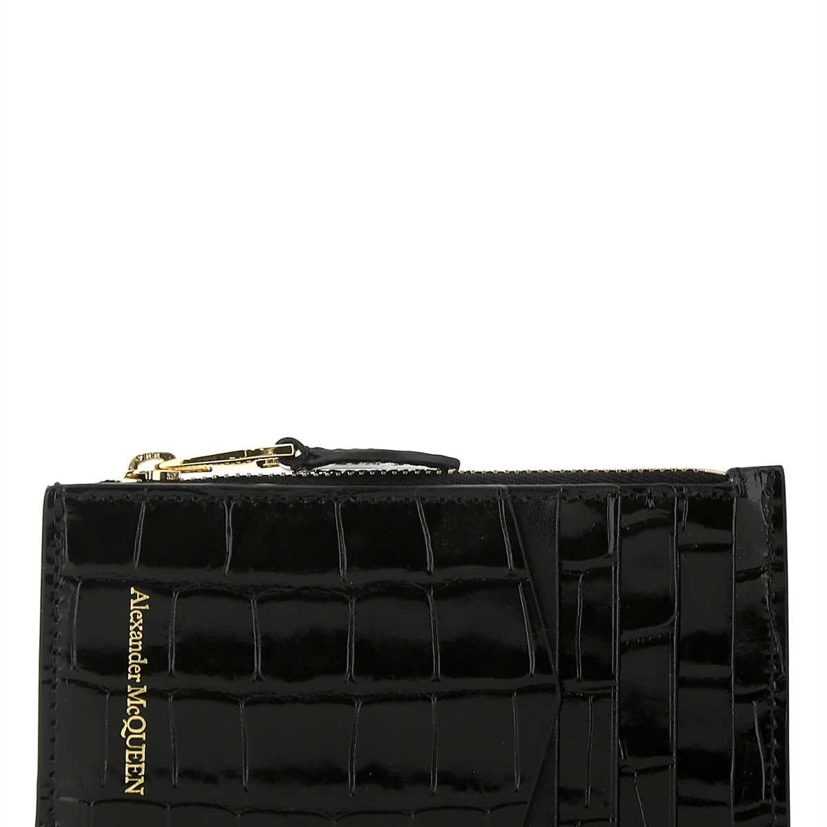 Alexander McQueen wallets side profile designer luxury fashion