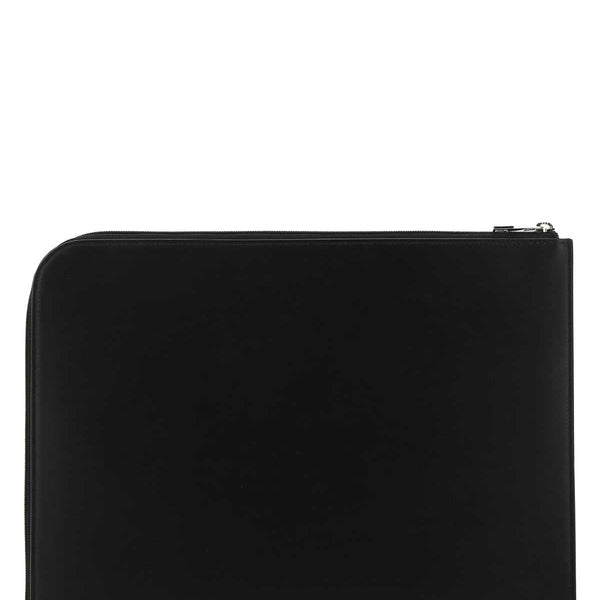 Alexander McQueen Accessories? Alexander Mcqueen Men Black Leather Document Holder Luxury Designer Fashion Accessory