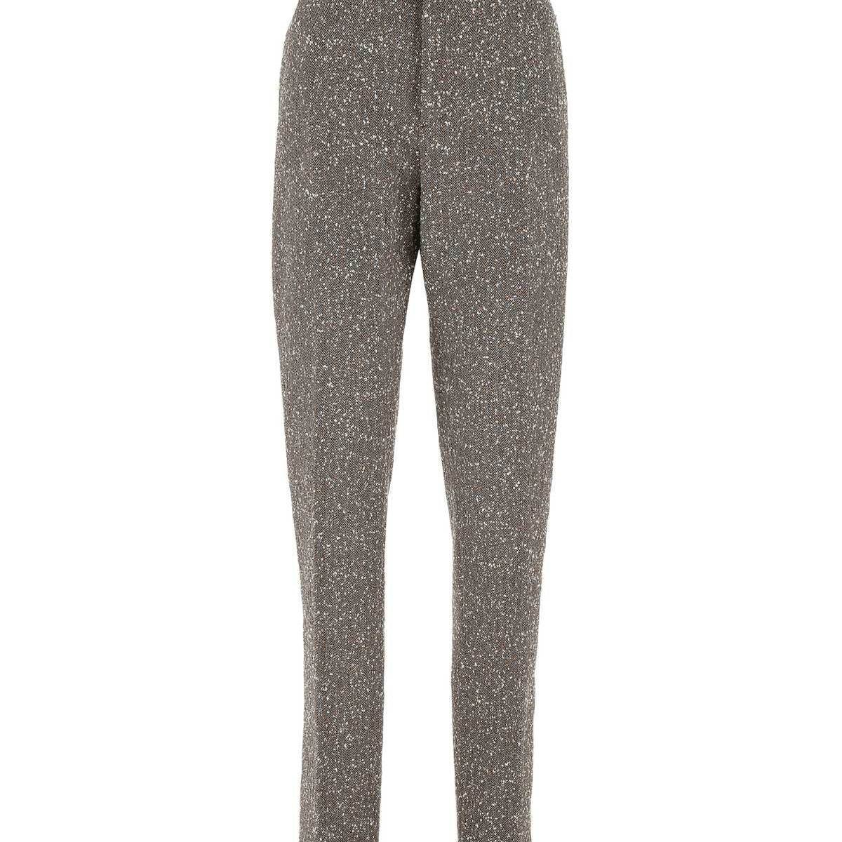 Bottega Veneta Pants? Bottega Veneta Women Embroidered Stretch Viscose Blend Pant Premium Designer Casual Trousers