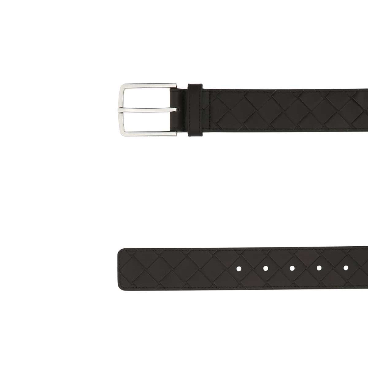 Bottega Veneta premium belts detail and craftsmanship close-up