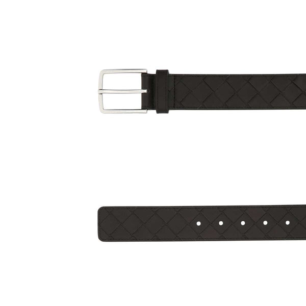 Bottega Veneta Belts? Bottega Veneta Men Dark Brown Leather Belt Classic Everyday Designer Belt