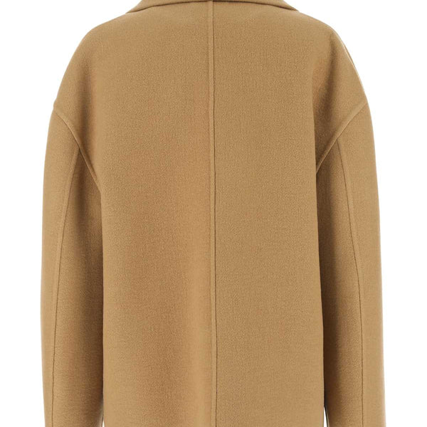 Bottega Veneta Jackets? Bottega Veneta Women Camel Cashmere Coat Premium Casual Designer Jacket