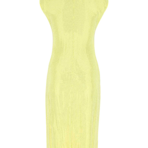 Bottega Veneta Dresses? Bottega Veneta Women Embellished Stretch Viscose Blend Dress Chic Everyday Designer Dress