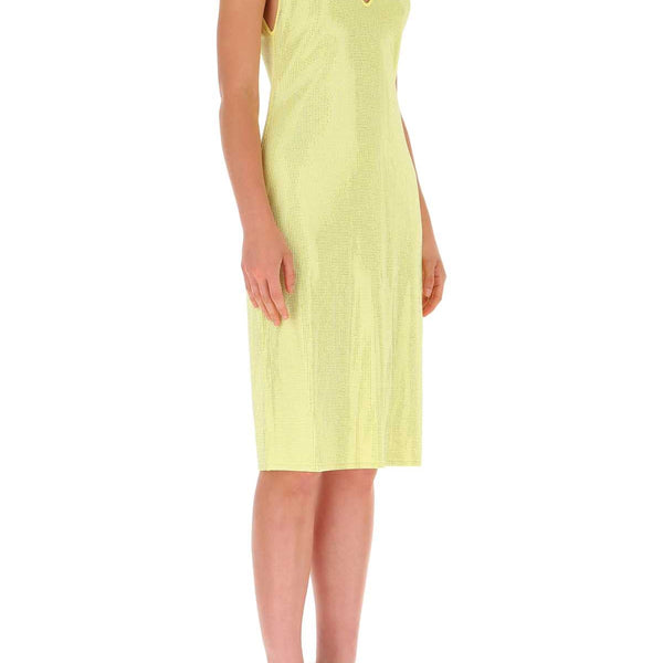 Bottega Veneta Dresses? Bottega Veneta Women Embellished Stretch Viscose Blend Dress Chic Everyday Designer Dress