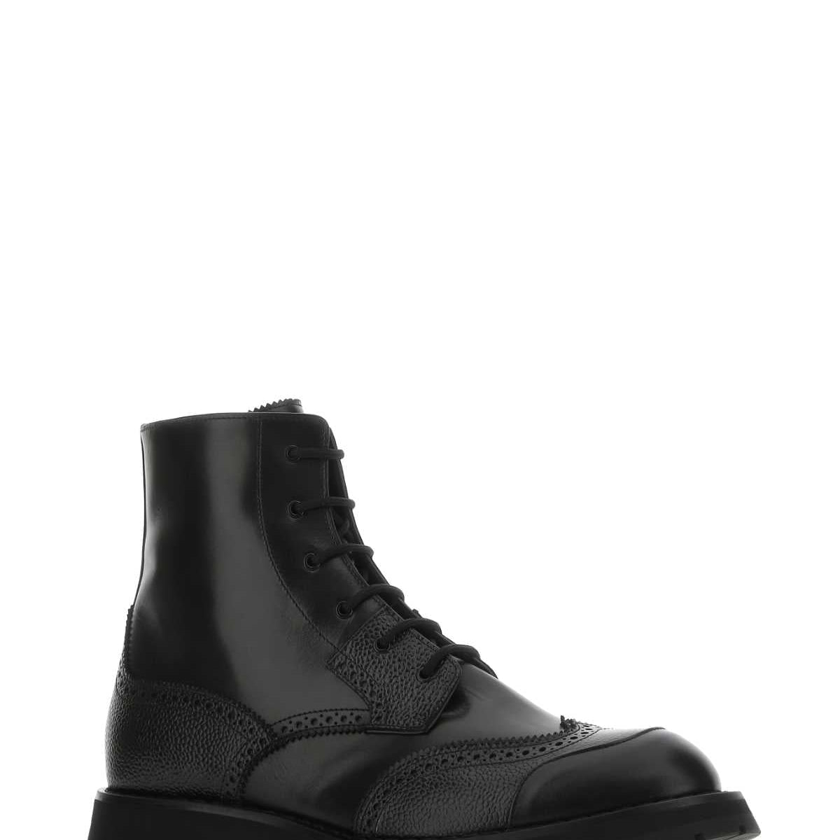 Alexander McQueen premium boots & booties detail and craftsmanship close-up