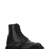 Alexander McQueen premium boots & booties detail and craftsmanship close-up