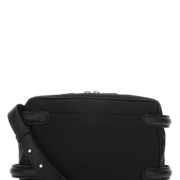 Alexander McQueen Bags? Alexander Mcqueen Men Black Nylon Harness Crossbody Bag Premium Designer Shoulder Bag