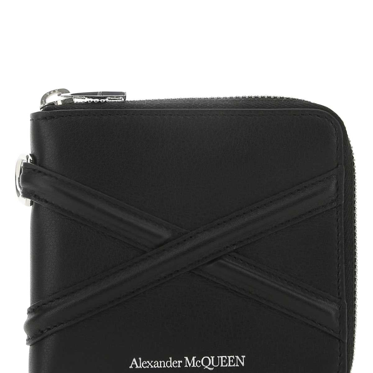 Alexander McQueen wallets luxury designer piece front view