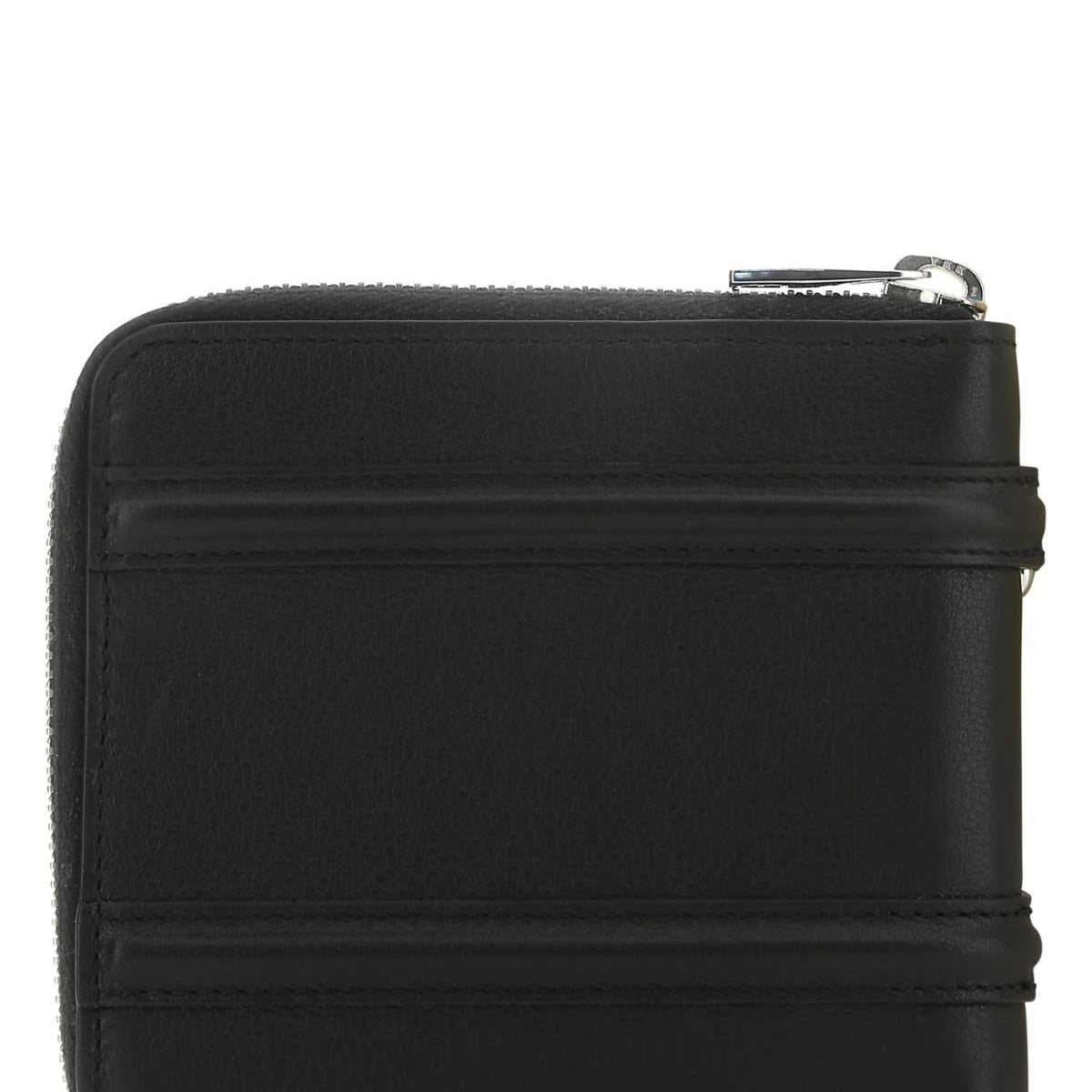 Alexander McQueen Wallets? Alexander Mcqueen Men Black Leather Wallet Elegant Everyday Leather Wallet