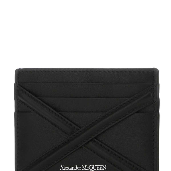 Alexander McQueen premium wallets detail and craftsmanship close-up