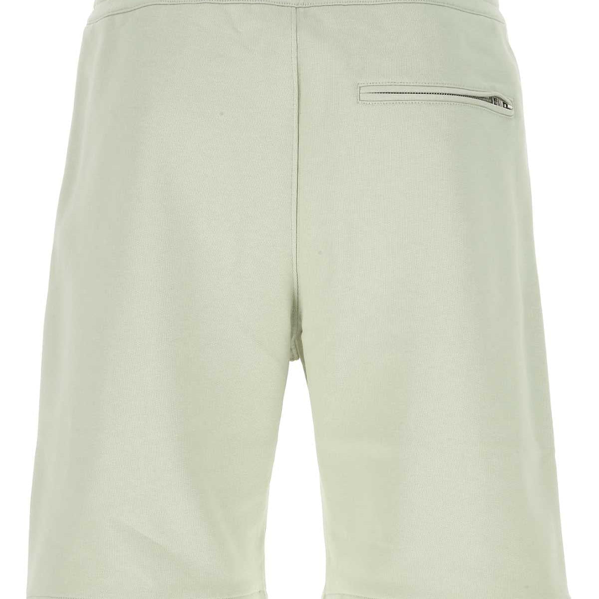 Alexander McQueen Shorts? Alexander Mcqueen Men Pastel Green Cotton Bermuda Shorts Premium Designer Casual Shorts