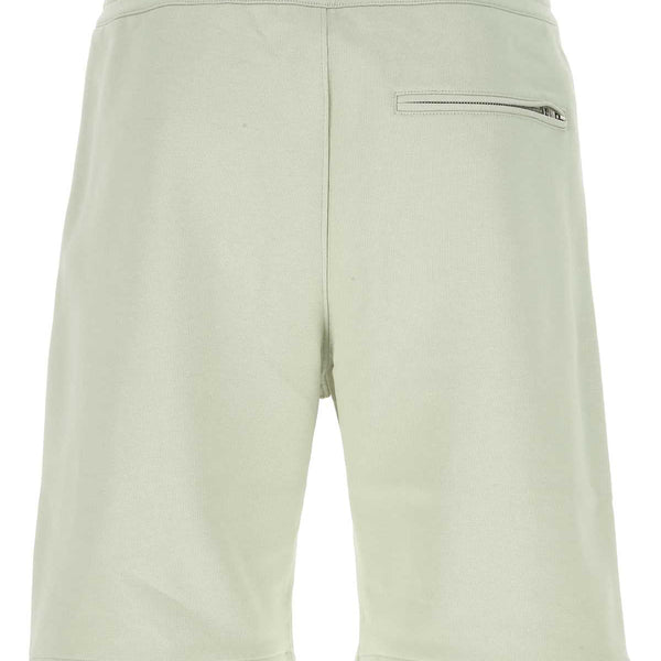 Alexander McQueen Shorts? Alexander Mcqueen Men Pastel Green Cotton Bermuda Shorts Premium Designer Casual Shorts