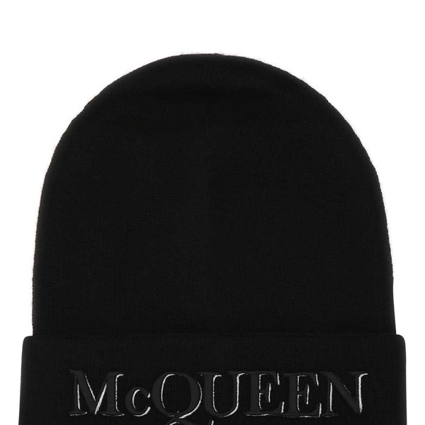 Alexander McQueen Hats? Alexander Mcqueen Men Black Cashmere Beanie Hat Casual Everyday Designer Cap