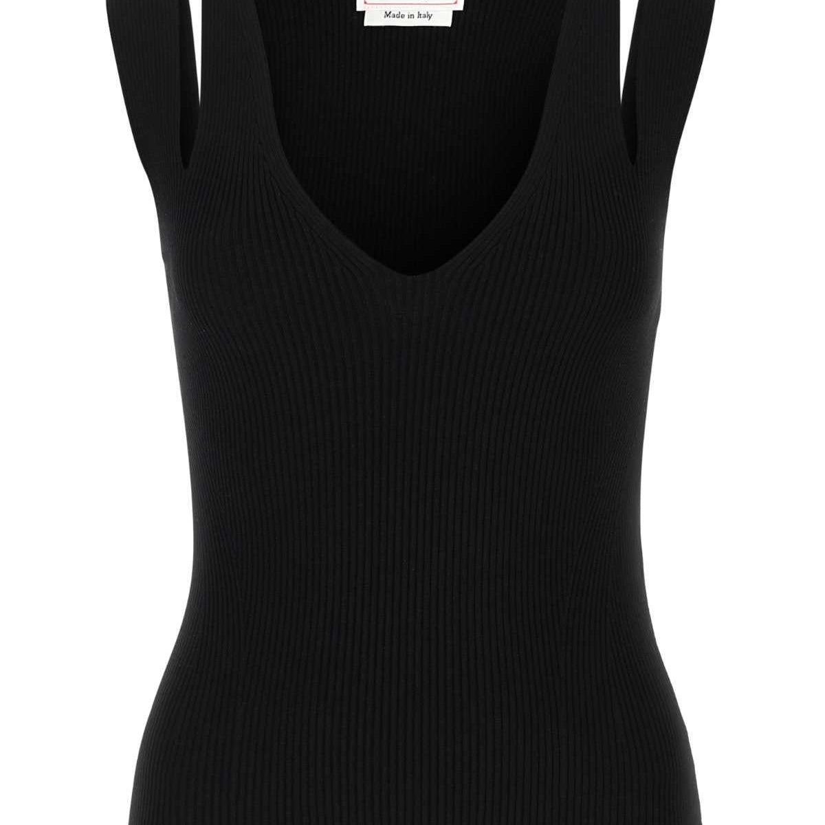 Alexander McQueen Tops? Alexander Mcqueen Women Black Viscose Blend Top Elegant Everyday Designer Top