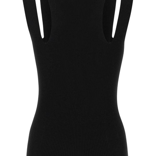 Alexander McQueen Tops? Alexander Mcqueen Women Black Viscose Blend Top Elegant Everyday Designer Top
