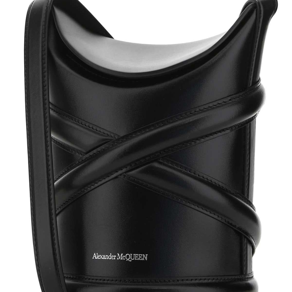 Alexander McQueen premium shoulder bags detail and craftsmanship close-up